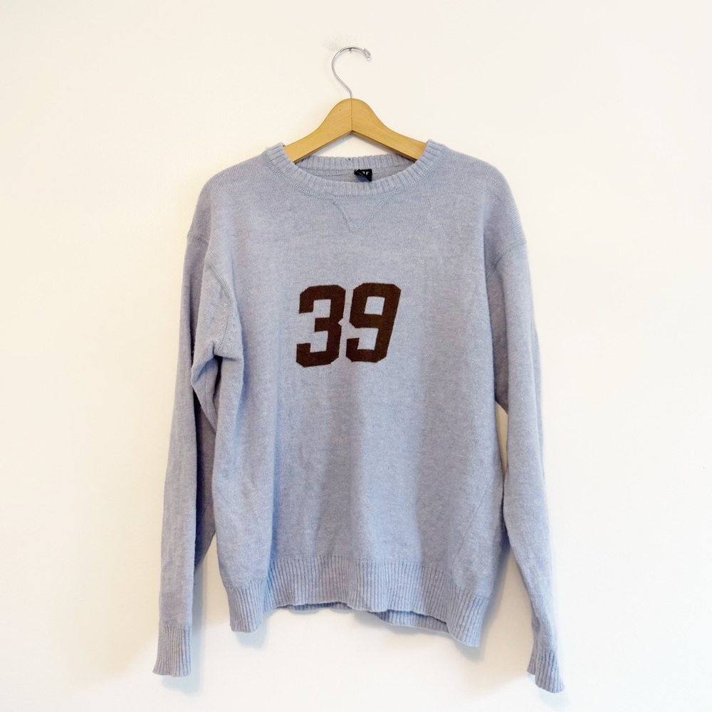 GAP VINTAGE wool varsity style crewneck sweater